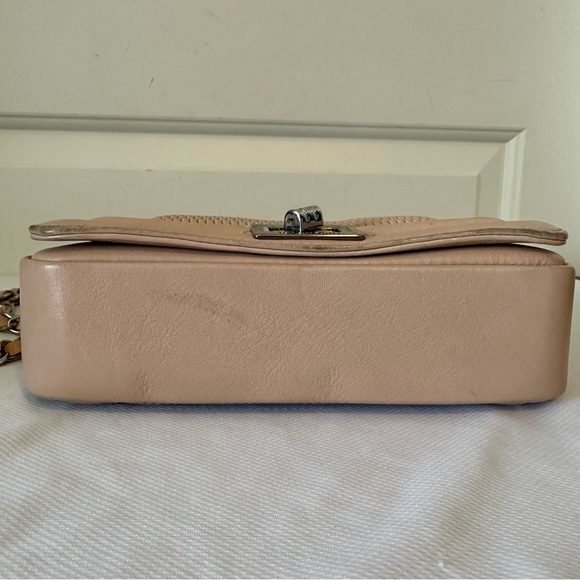 Valentino Alice Beatriz Rose Leather Chain Crossbody Bag - Picture 5 of 11